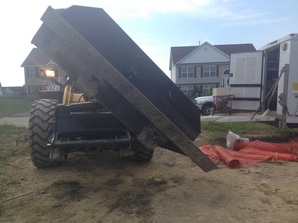 Wheel Loader Side Dump Buckets GEM Attachments